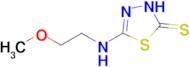 5-[(2-methoxyethyl)amino]-2,3-dihydro-1,3,4-thiadiazole-2-thione