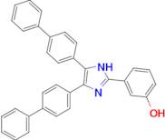 3-[4,5-bis(4-phenylphenyl)-1h-imidazol-2-yl]phenol