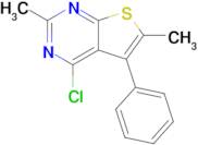 4-Chloro-2,6-dimethyl-5-phenylthieno[2,3-d]pyrimidine