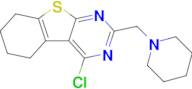 4-Chloro-5,6,7,8-tetrahydro-2-(1-piperidinylmethyl)[1]benzothieno[2,3-d]pyrimidine