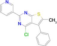 3-{4-chloro-6-methyl-5-phenylthieno[2,3-d]pyrimidin-2-yl}pyridine