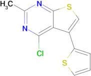 4-Chloro-2-methyl-5-(thiophen-2-yl)thieno[2,3-d]pyrimidine