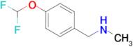 {[4-(difluoromethoxy)phenyl]methyl}(methyl)amine