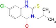 7-chloro-3-(2-methylpropyl)-2-sulfanylidene-1,2,3,4-tetrahydroquinazolin-4-one