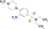 3-Amino-n,n-diethyl-4-(4-methylpiperazin-1-yl)benzene-1-sulfonamide
