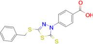 4-[5-[(Phenylmethyl)thio]-2-thioxo-1,3,4-thiadiazol-3(2H)-yl]benzoic acid