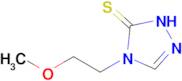 4-(2-methoxyethyl)-4,5-dihydro-1H-1,2,4-triazole-5-thione