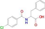 2-[(4-chlorophenyl)formamido]-3-phenylpropanoic acid