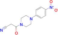 3-[4-(4-nitrophenyl)piperazin-1-yl]-3-oxopropanenitrile
