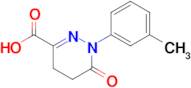 1-(3-Methylphenyl)-6-oxo-1,4,5,6-tetrahydropyridazine-3-carboxylic acid