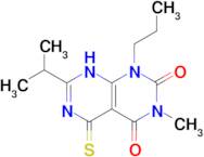 3-methyl-7-(propan-2-yl)-1-propyl-5-sulfanylidene-1H,2H,3H,4H,5H,8H-[1,3]diazino[4,5-d]pyrimidin...