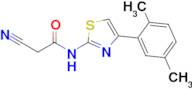 2-Cyano-n-[4-(2,5-dimethylphenyl)-1,3-thiazol-2-yl]acetamide