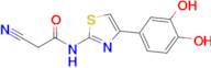 2-Cyano-n-[4-(3,4-dihydroxyphenyl)-1,3-thiazol-2-yl]acetamide