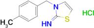 3-[(4-methylphenyl)methyl]-2,3-dihydro-1,3-thiazol-2-imine hydrochloride