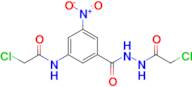 2-Chloro-n-{3-[n'-(2-chloroacetyl)hydrazinecarbonyl]-5-nitrophenyl}acetamide