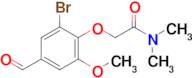 2-(2-Bromo-4-formyl-6-methoxyphenoxy)-n,n-dimethylacetamide