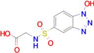 2-(1-Hydroxy-1h-1,2,3-benzotriazole-5-sulfonamido)acetic acid
