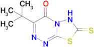 3-tert-butyl-7-sulfanylidene-4H,6H,7H-[1,3,4]thiadiazolo[2,3-c][1,2,4]triazin-4-one