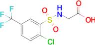 2-[2-chloro-5-(trifluoromethyl)benzenesulfonamido]acetic acid