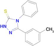 3-(3-methylphenyl)-4-phenyl-4,5-dihydro-1H-1,2,4-triazole-5-thione