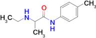 2-(Ethylamino)-n-(4-methylphenyl)propanamide