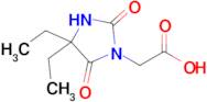 2-(4,4-Diethyl-2,5-dioxoimidazolidin-1-yl)acetic acid