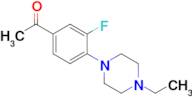 1-[4-(4-ethylpiperazin-1-yl)-3-fluorophenyl]ethan-1-one