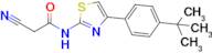 N-[4-(4-tert-butylphenyl)-1,3-thiazol-2-yl]-2-cyanoacetamide