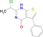 2-(1-chloroethyl)-5-phenyl-1H,4H-thieno[2,3-d]pyrimidin-4-one