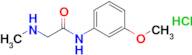 n-(3-Methoxyphenyl)-2-(methylamino)acetamide hydrochloride