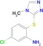 5-Chloro-2-[(4-methyl-4h-1,2,4-triazol-3-yl)sulfanyl]aniline