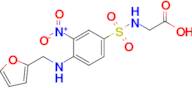 2-{4-[(furan-2-ylmethyl)amino]-3-nitrobenzenesulfonamido}acetic acid