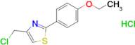 4-(Chloromethyl)-2-(4-ethoxyphenyl)-1,3-thiazole hydrochloride