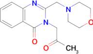 2-(Morpholin-4-ylmethyl)-3-(2-oxopropyl)-3,4-dihydroquinazolin-4-one