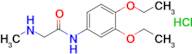 n-(3,4-Diethoxyphenyl)-2-(methylamino)acetamide hydrochloride