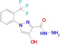 4-Hydroxy-1-[2-(trifluoromethyl)phenyl]-1h-pyrazole-3-carbohydrazide