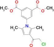 1,3-Dimethyl 5-[3-(2-chloroacetyl)-2,5-dimethyl-1h-pyrrol-1-yl]benzene-1,3-dicarboxylate