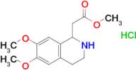 Methyl 2-(6,7-dimethoxy-1,2,3,4-tetrahydroisoquinolin-1-yl)acetate hydrochloride