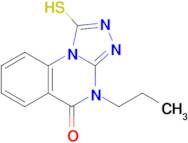 4-Propyl-1-sulfanyl-4h,5h-[1,2,4]triazolo[4,3-a]quinazolin-5-one