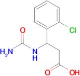 3-(Carbamoylamino)-3-(2-chlorophenyl)propanoic acid