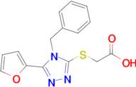 2-{[4-benzyl-5-(furan-2-yl)-4h-1,2,4-triazol-3-yl]sulfanyl}acetic acid