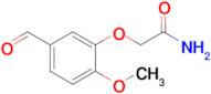 2-(5-Formyl-2-methoxyphenoxy)acetamide