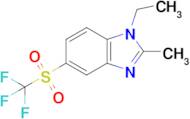 1-Ethyl-2-methyl-5-trifluoromethanesulfonyl-1h-1,3-benzodiazole