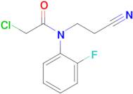 2-Chloro-n-(2-cyanoethyl)-n-(2-fluorophenyl)acetamide