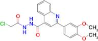 n'-(2-Chloroacetyl)-2-(3,4-dimethoxyphenyl)quinoline-4-carbohydrazide