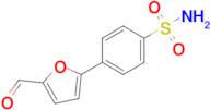 4-(5-Formylfuran-2-yl)benzene-1-sulfonamide