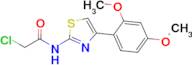 2-Chloro-n-[4-(2,4-dimethoxyphenyl)-1,3-thiazol-2-yl]acetamide