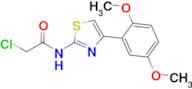 2-Chloro-n-[4-(2,5-dimethoxyphenyl)-1,3-thiazol-2-yl]acetamide