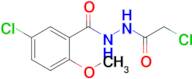5-Chloro-n'-(2-chloroacetyl)-2-methoxybenzohydrazide