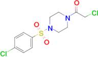 2-Chloro-1-[4-[(4-chlorophenyl)sulfonyl]-1-piperazinyl]ethanone